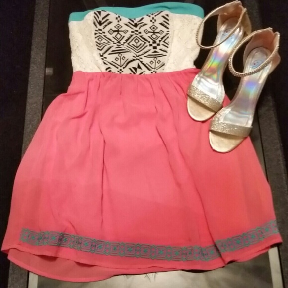 Stunning coral dress