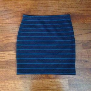 Striped Pencil Skirt