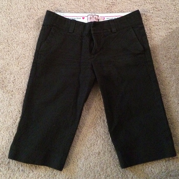 Black Juicy Couture Bermudas