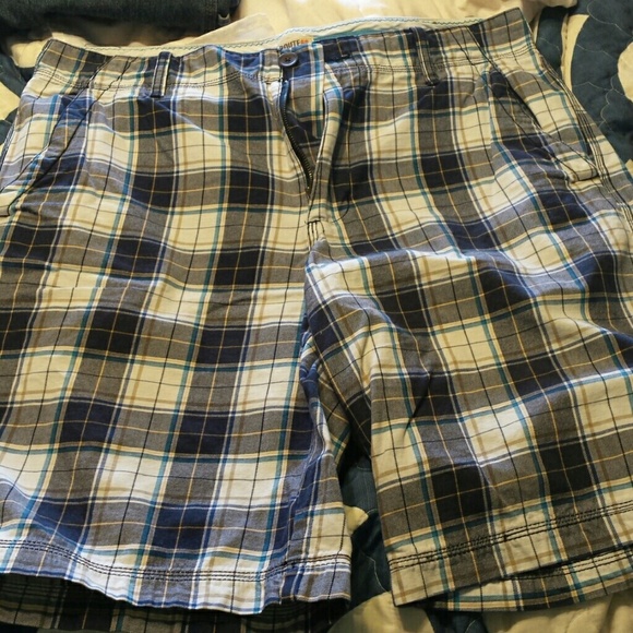 Mens plaid shorts
