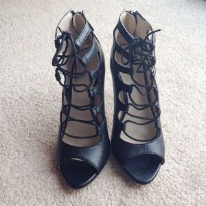 BLACK ZARA SANDALS