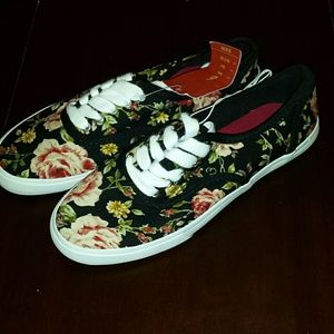 Mossimo Like Keds Floral Canvas Shoes