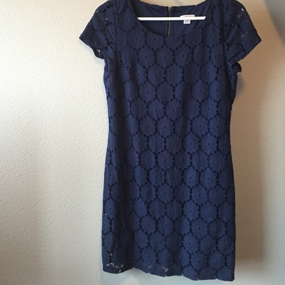 Purple lace dress