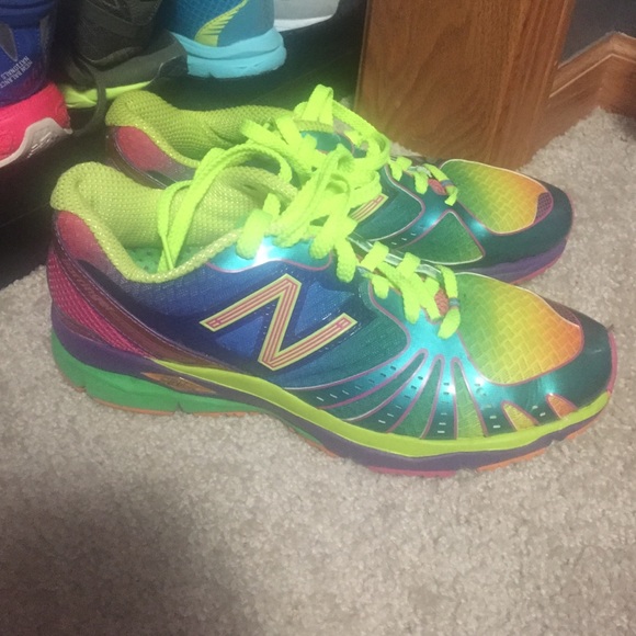 New balance rainbow shoes