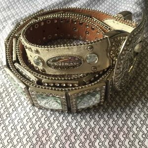 ATLAS RHINESTONE BELT