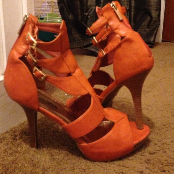 Burnt orange heels from Diva DNA