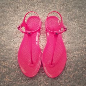 Lacoste jelly sandals