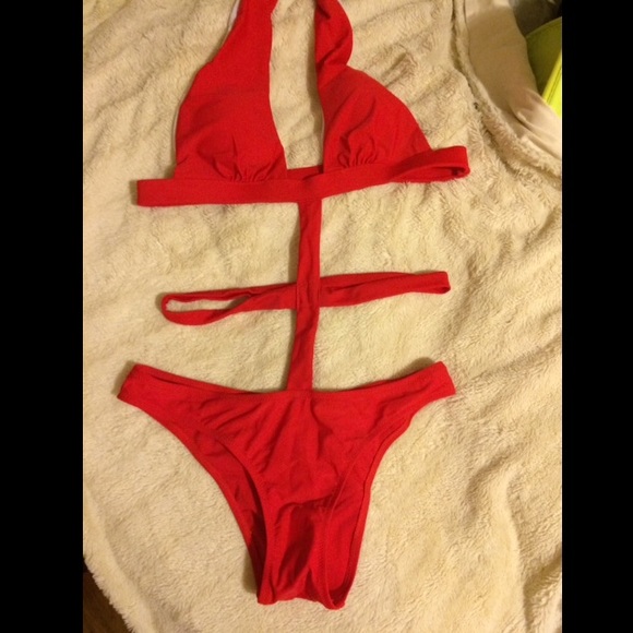 Red bikini