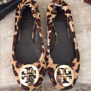 Tory Burch Leopard Print Ballet Flats