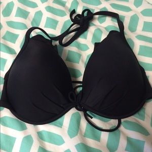 Victoria's Secret black bathing suit top