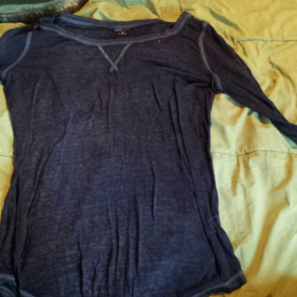 Blue long sleeve shirt