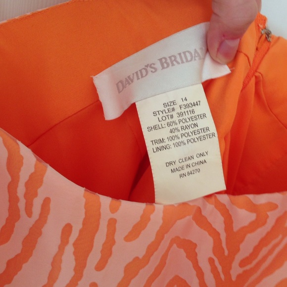 Davids Bridal homecoming/formal dress‼️ - Picture 2 of 3