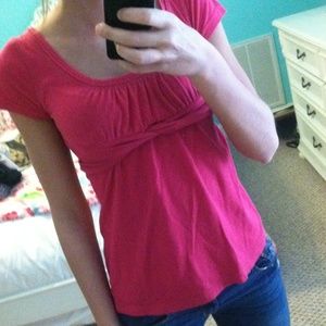 Abercrombie Kids Hot Pink Shirt, Size Medium