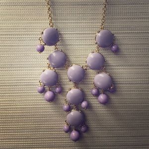 Jcrew purple bauble necklace