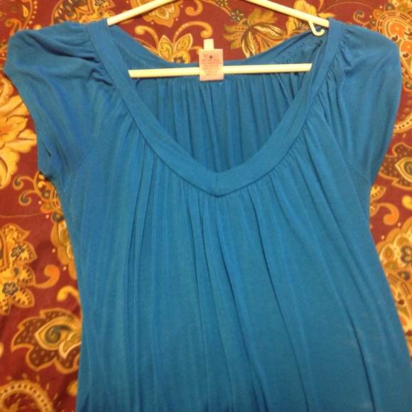 Turquoise top