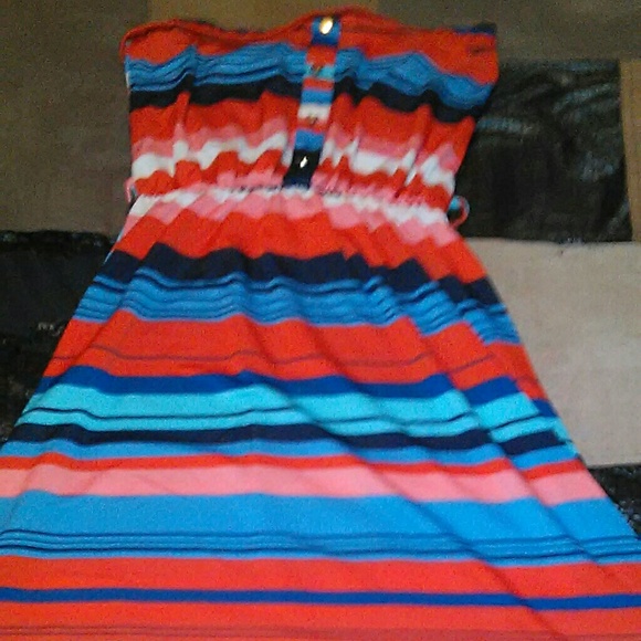Strip Colored Dress