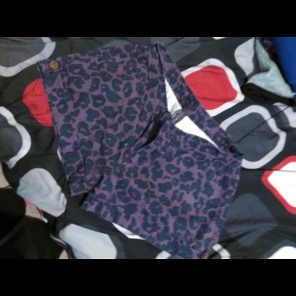 cheetah print shorts