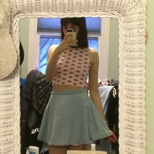 American apparel crop top