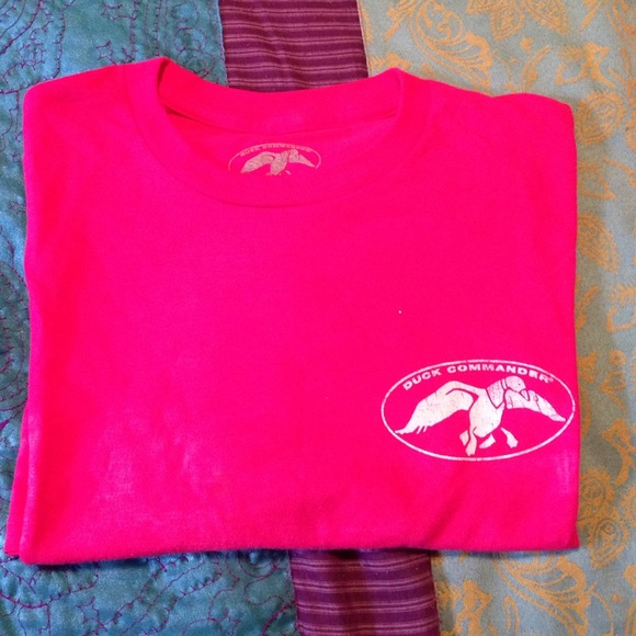 Hot Pink Duck Commander Duck Dynasty Shirt