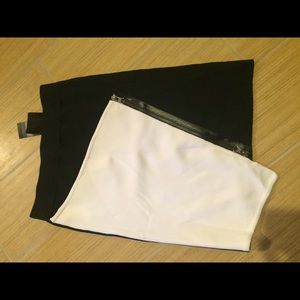 Nwt Bebe symmetrical skirt