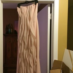 Vera wang strapless dress