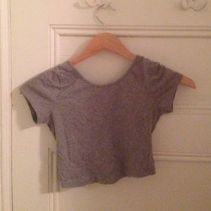 Brandy Melville Grey Crop top