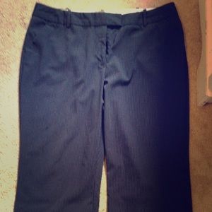 Worthington Black pants with a grey pinstripe
