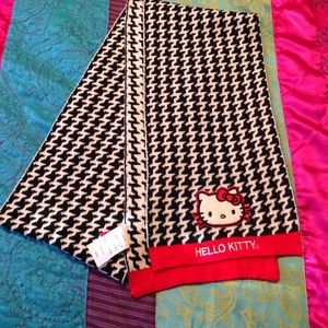 Houndstooth Hello Kitty Scarf