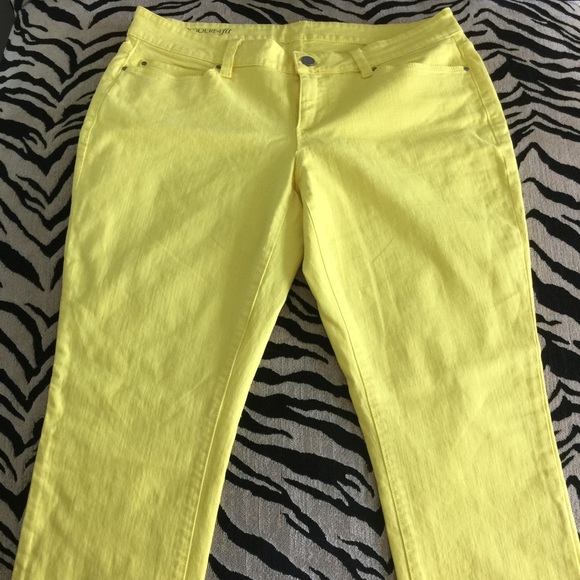 Neon yellow pants