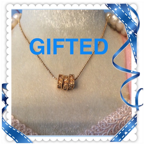 Swarovski Jewelry - TS Swarovski Gold Triad Pendant