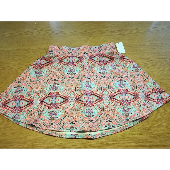 High Waisted Patterned Charlotte Russe Skirt