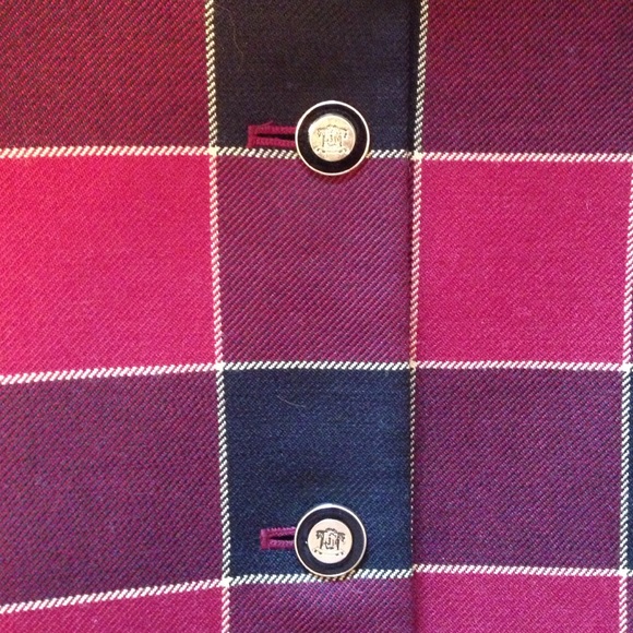 Kasper, long, plaid jacket - Picture 2 of 4