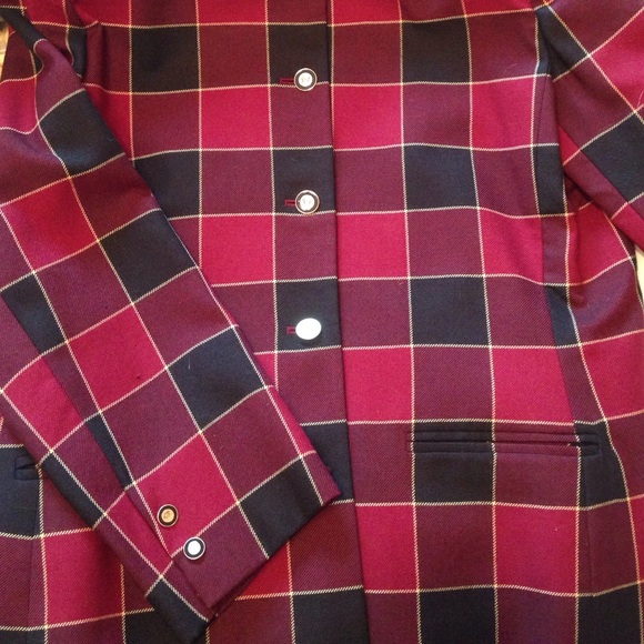 Kasper, long, plaid jacket - Picture 4 of 4