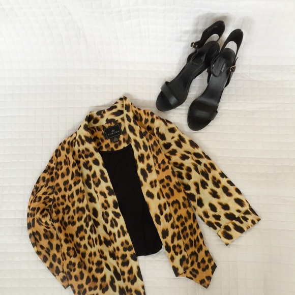 Jackets & Blazers - | new | leopard open blazer