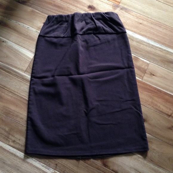 Brown maternity skirt, size Small