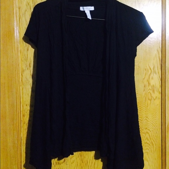 Black cardigan