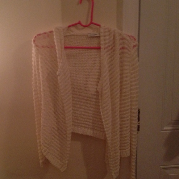 Abercrombie KIDS creme white knit sweater
