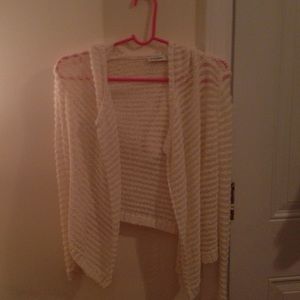 Abercrombie KIDS creme white knit sweater
