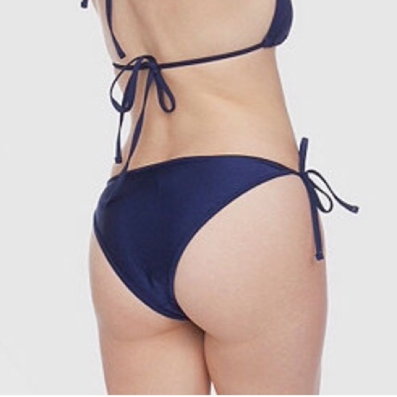 AA nylon tricot side-tie bikini bottom NWOT - Picture 3 of 3