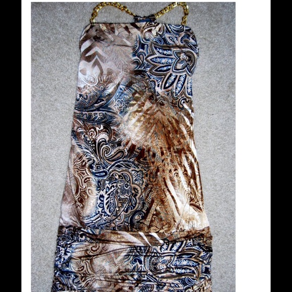 Sexy night out top with gold chain straps🎀