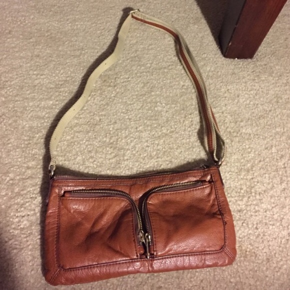 Leather cross body