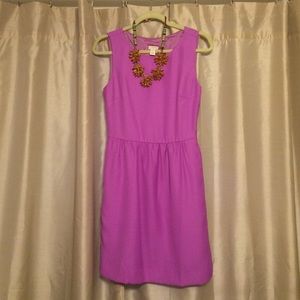 EUC J. Crew factory orchid purple dress, size 0