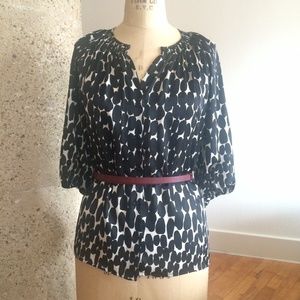 NWOT Graphic Print Collective Concepts Blouse