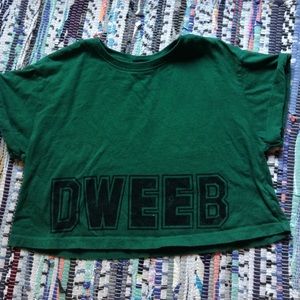 Dark Green crop top