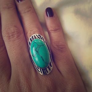 Turquoise statement ring