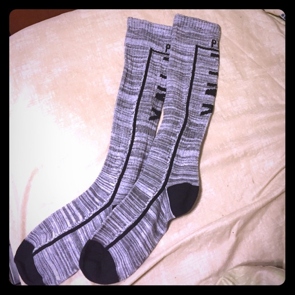 Victoria's Secret Accessories - Two pairs of Victoria Secret under the knee socks