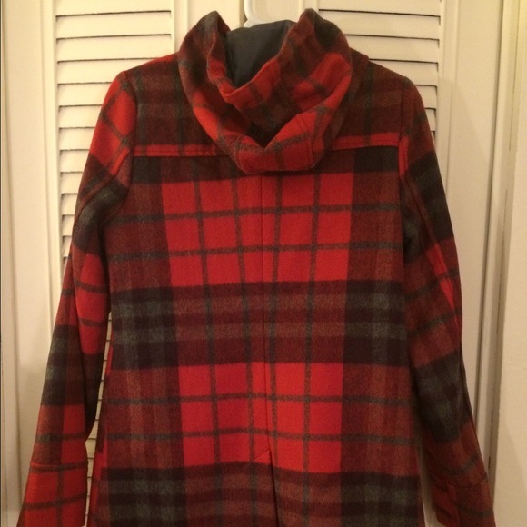 Sold NWOT Quicksilver Plaid Coat - Picture 2 of 4