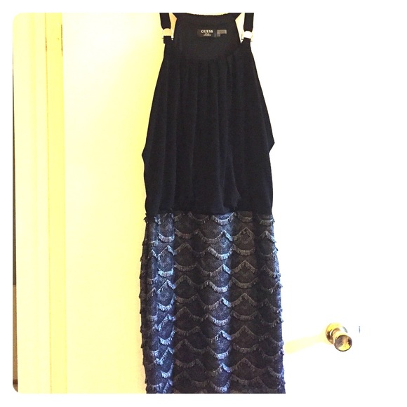Black and silver going out dress