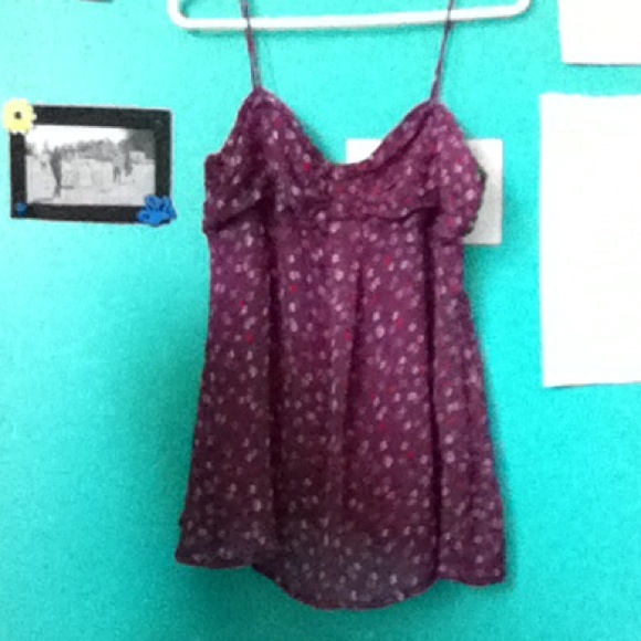 Strappy Purple AEO shirt