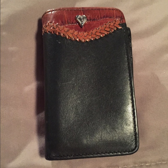 Brighton Two-toned Leather Card Holder / Wallet